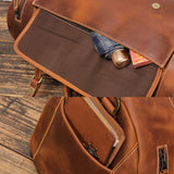 Men's Luggage Spacious Leather Duffel
