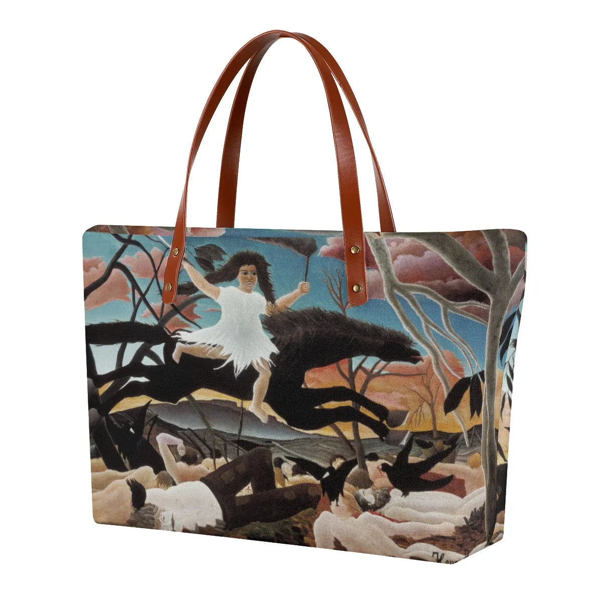 War La Guerre by Henri Rousseau Tote Bag