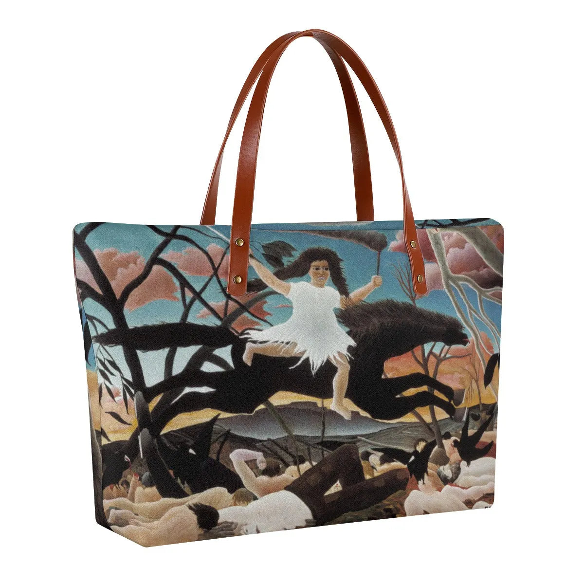 War La Guerre by Henri Rousseau Tote Bag