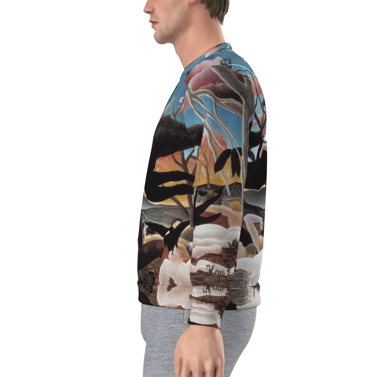 War La Guerre Henri Rousseau Art Sweatshirt