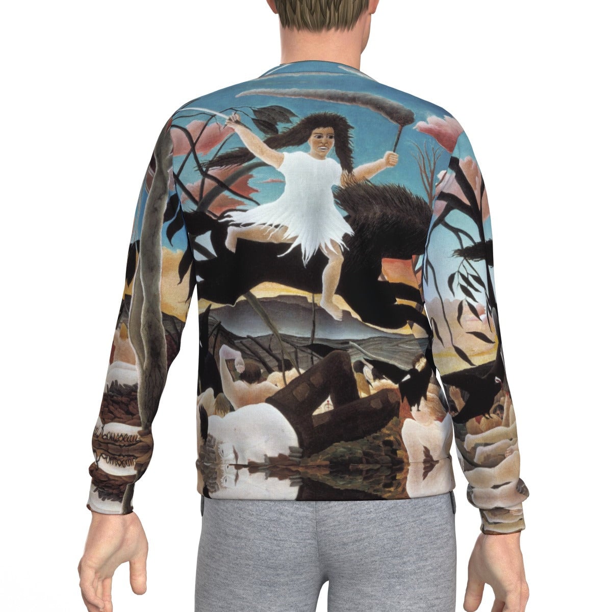 War La Guerre Henri Rousseau Art Sweatshirt