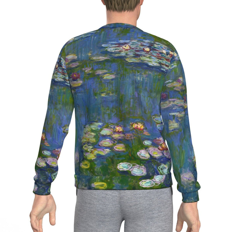 Water Lilies by Claude Monet Art Sweatshirt