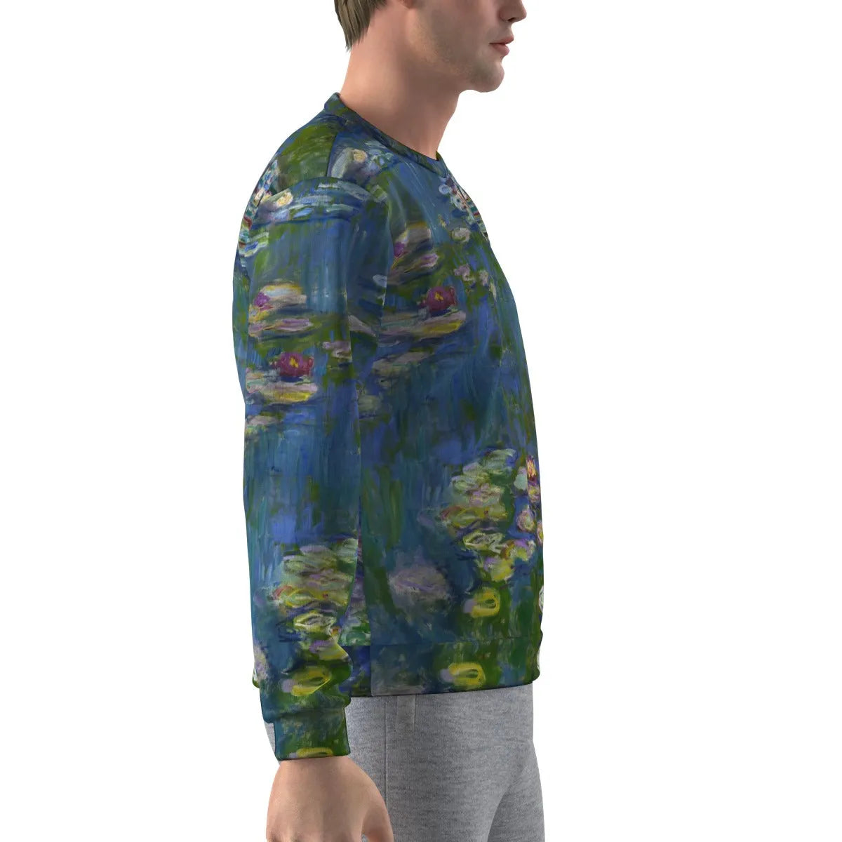 Water Lilies by Claude Monet Art Sweatshirt