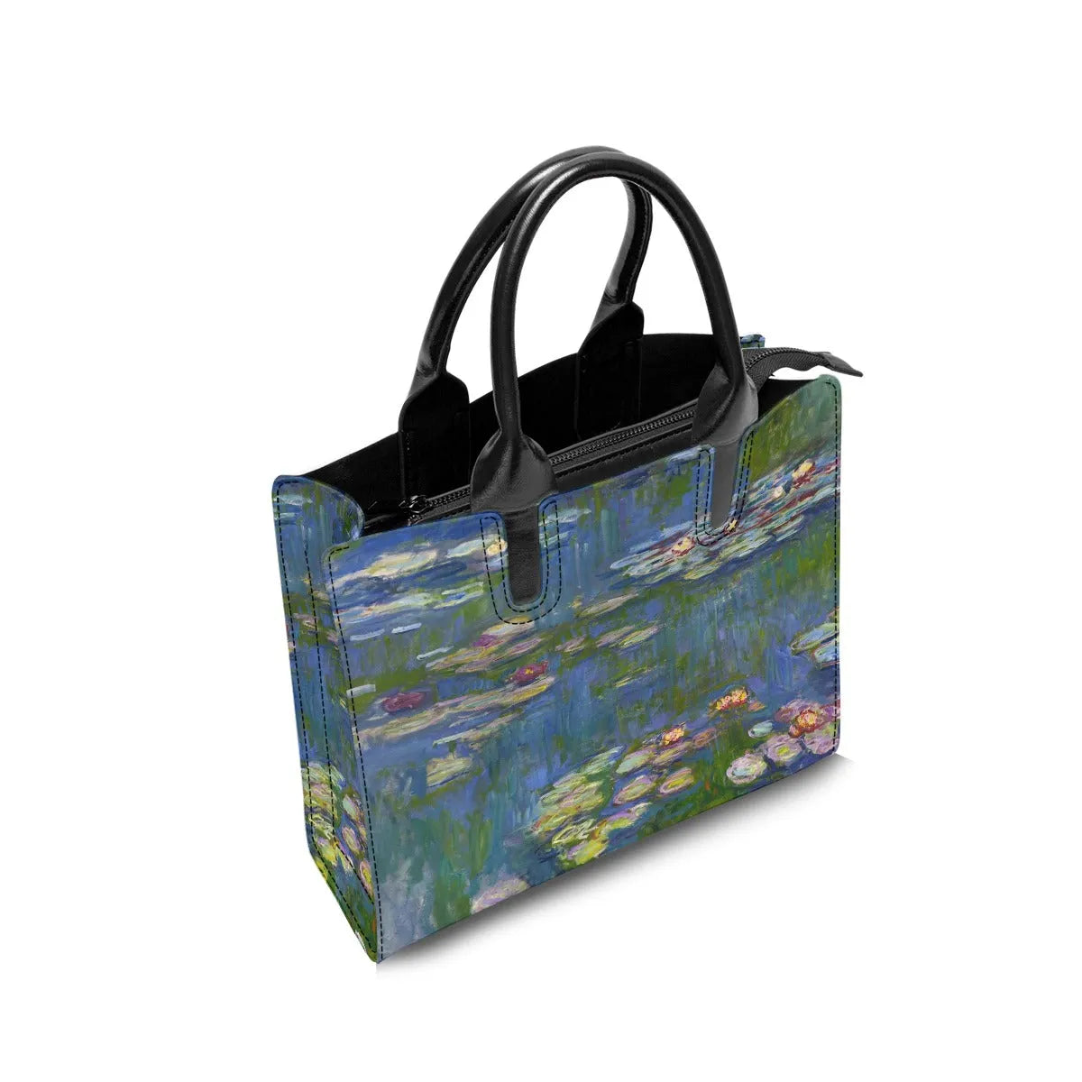 Water Lilies by Claude Monet Painting Art Handbag