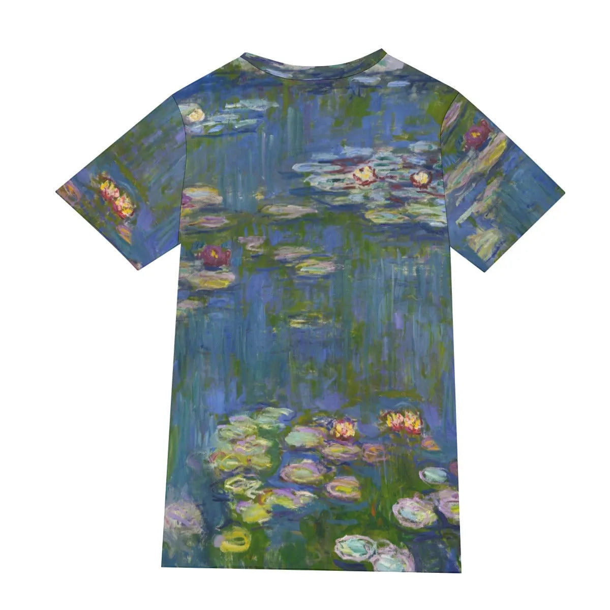 Water Lilies by Claude Monet T-Shirt - Famous Painting Tee