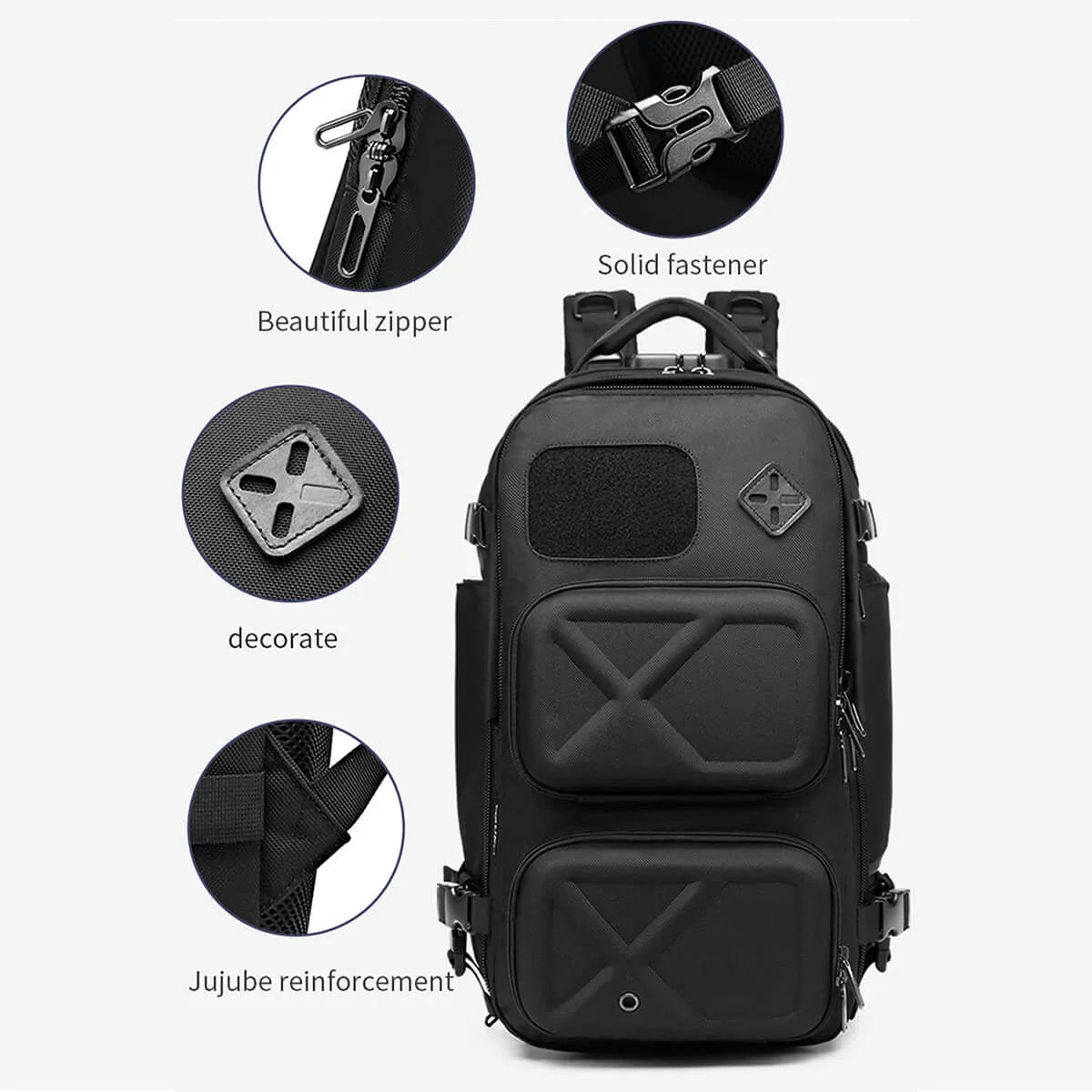 Waterproof Backpack Anti-theft Multifunction Travel Bag