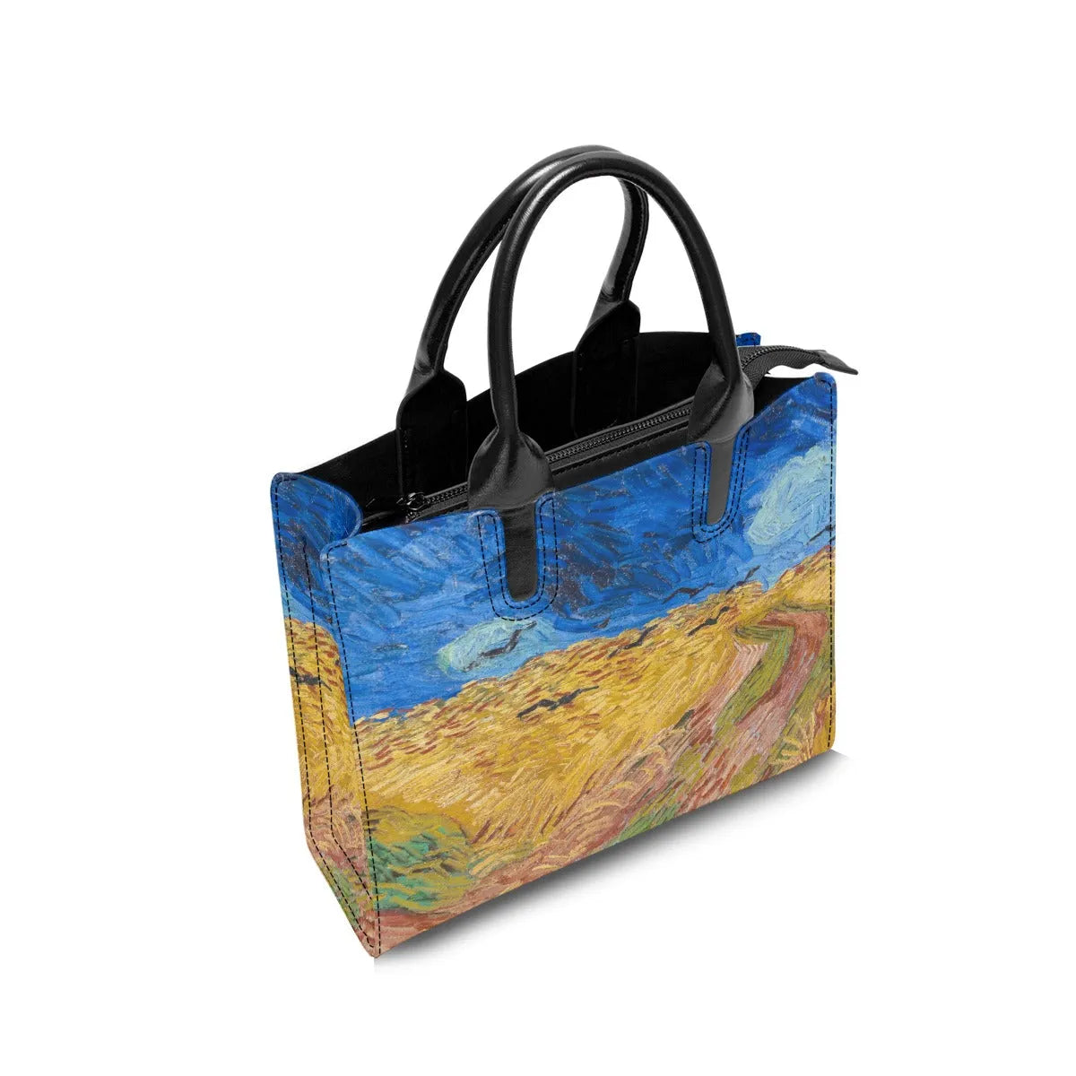 Wheatfield with Crows Vincent Van Gogh Art Handbag