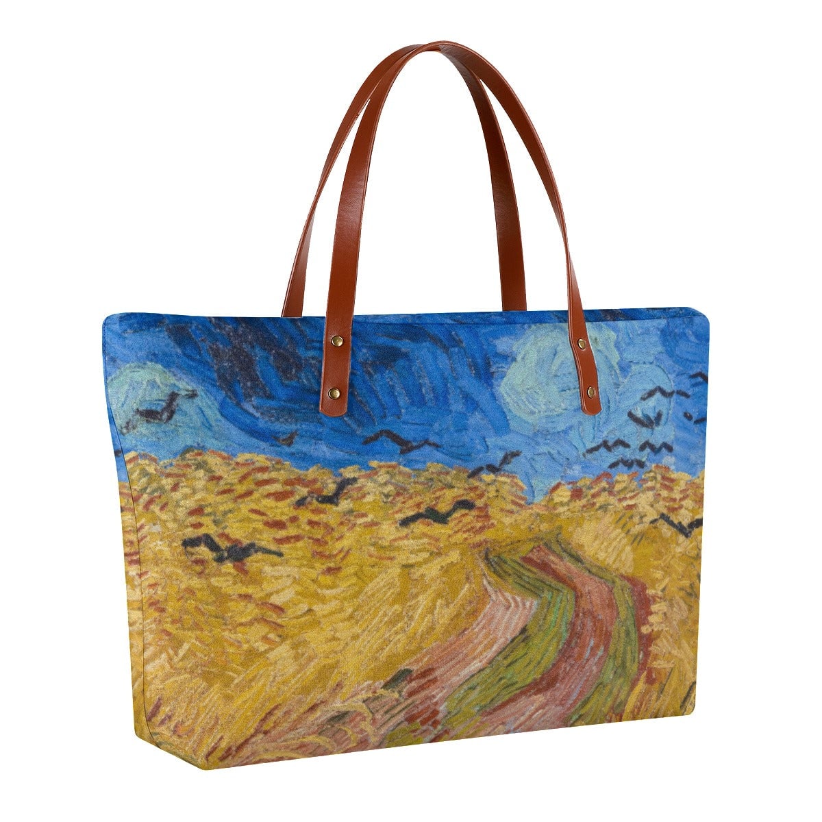 Wheatfield with Crows Vincent Van Gogh Tote Bag