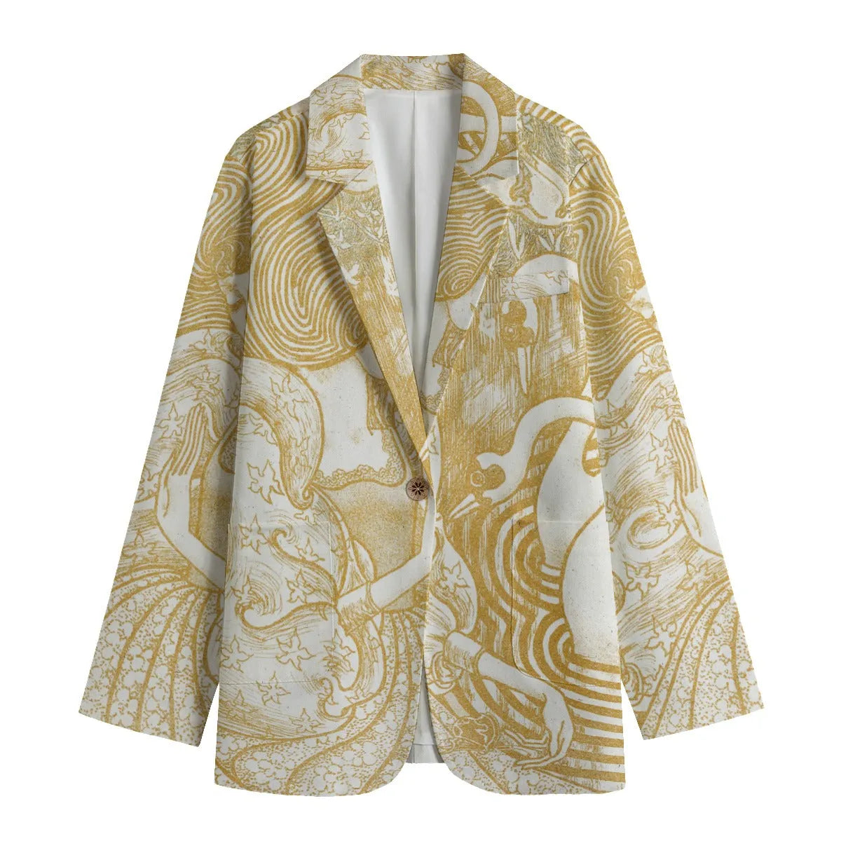 Woman with a Butterfly by Jan Toorop Women’s Blazer