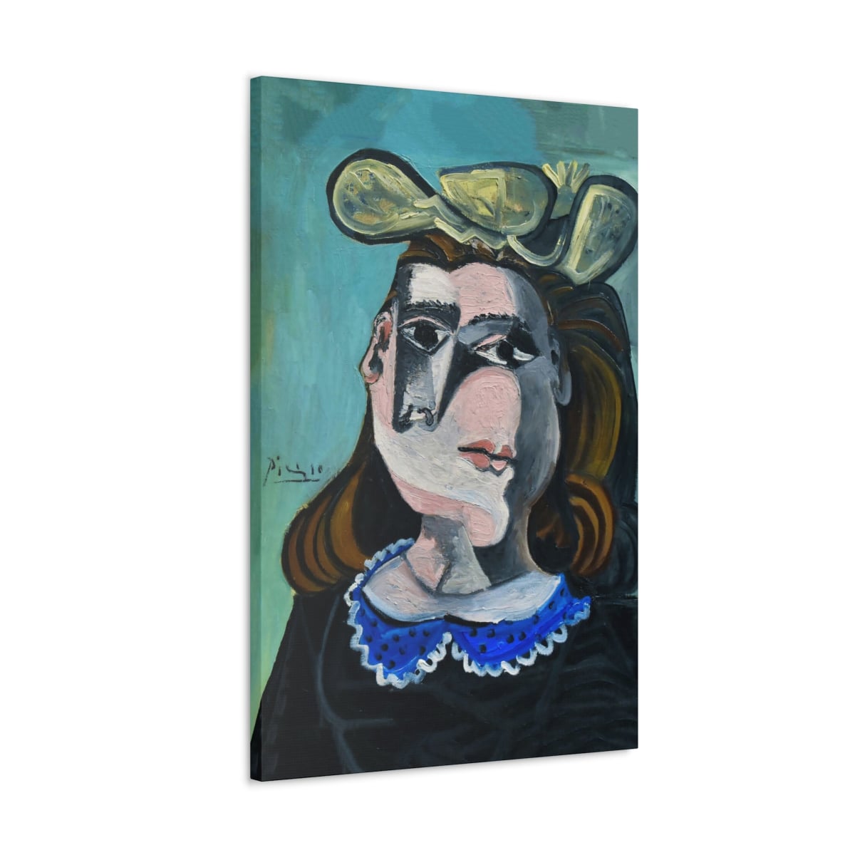 Woman with Blue Collar Canvas - Pablo Picasso’s Timeless Masterpiece