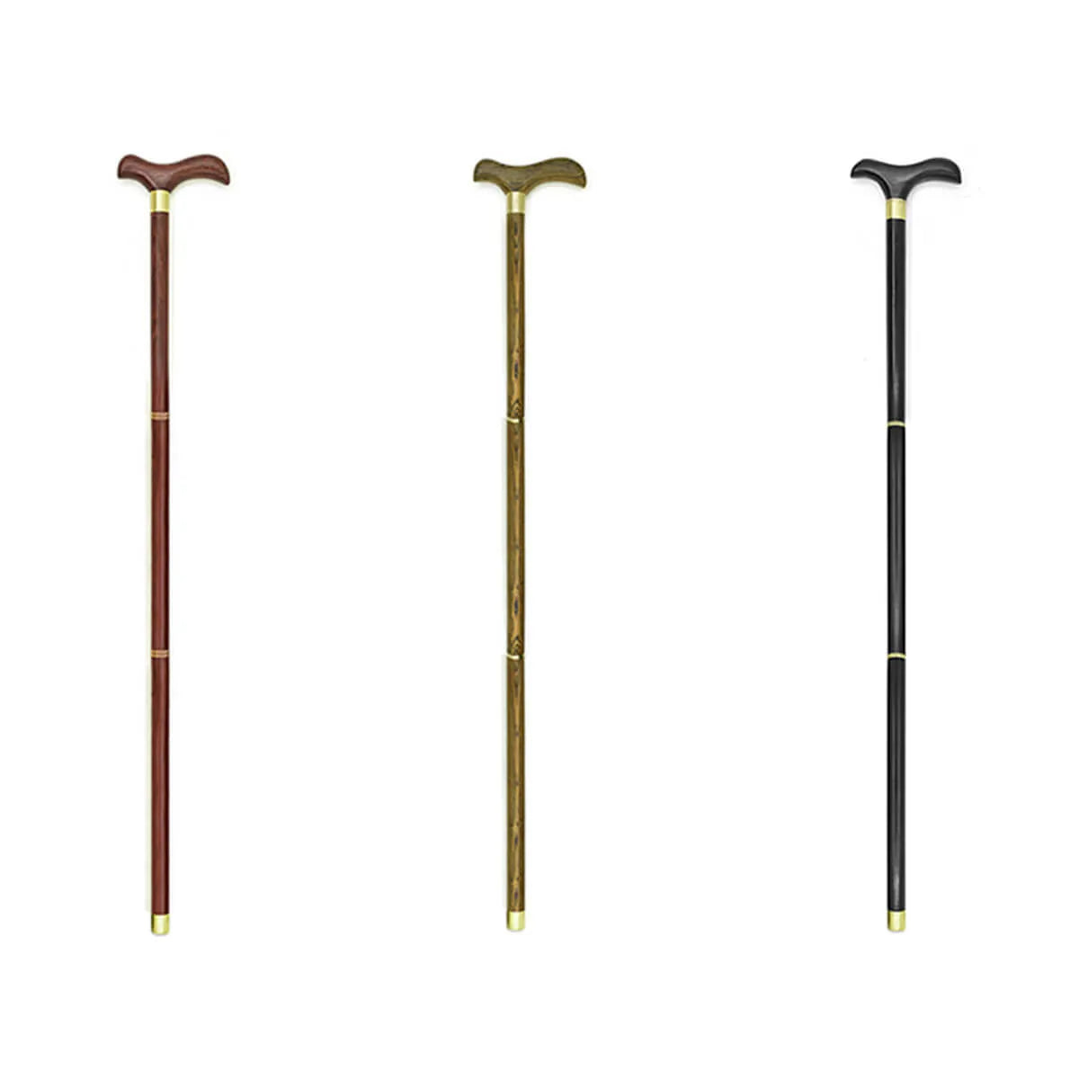 Wood Foldable Walking Gentleman Cane