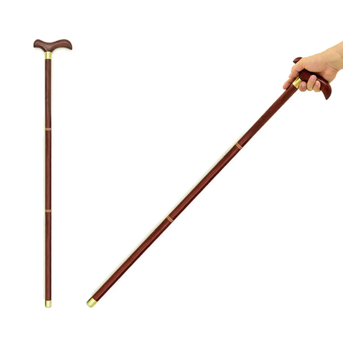 Wood Foldable Walking Gentleman Cane