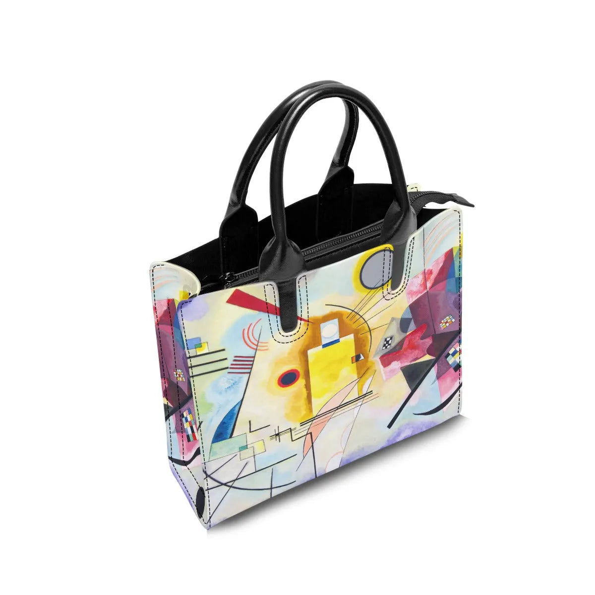 Yellow-Red-Blue Wassily Kandinsky Art Fashion Handbag