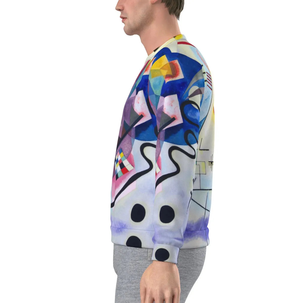 Yellow-Red-Blue Wassily Kandinsky Art Sweatshirt