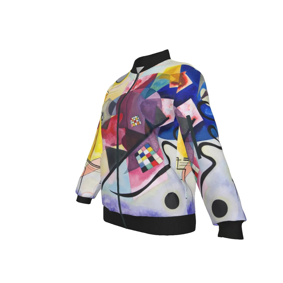 Yellow-Red-Blue Wassily Kandinsky Art Women’s Bomber Jacket