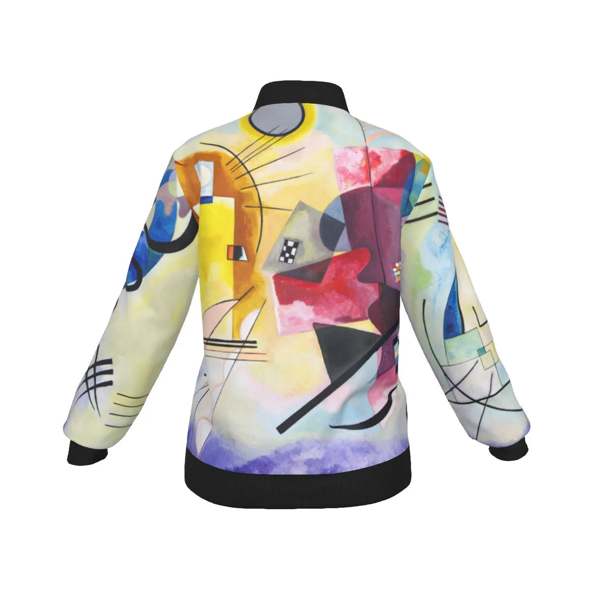 Yellow-Red-Blue Wassily Kandinsky Art Women’s Bomber Jacket