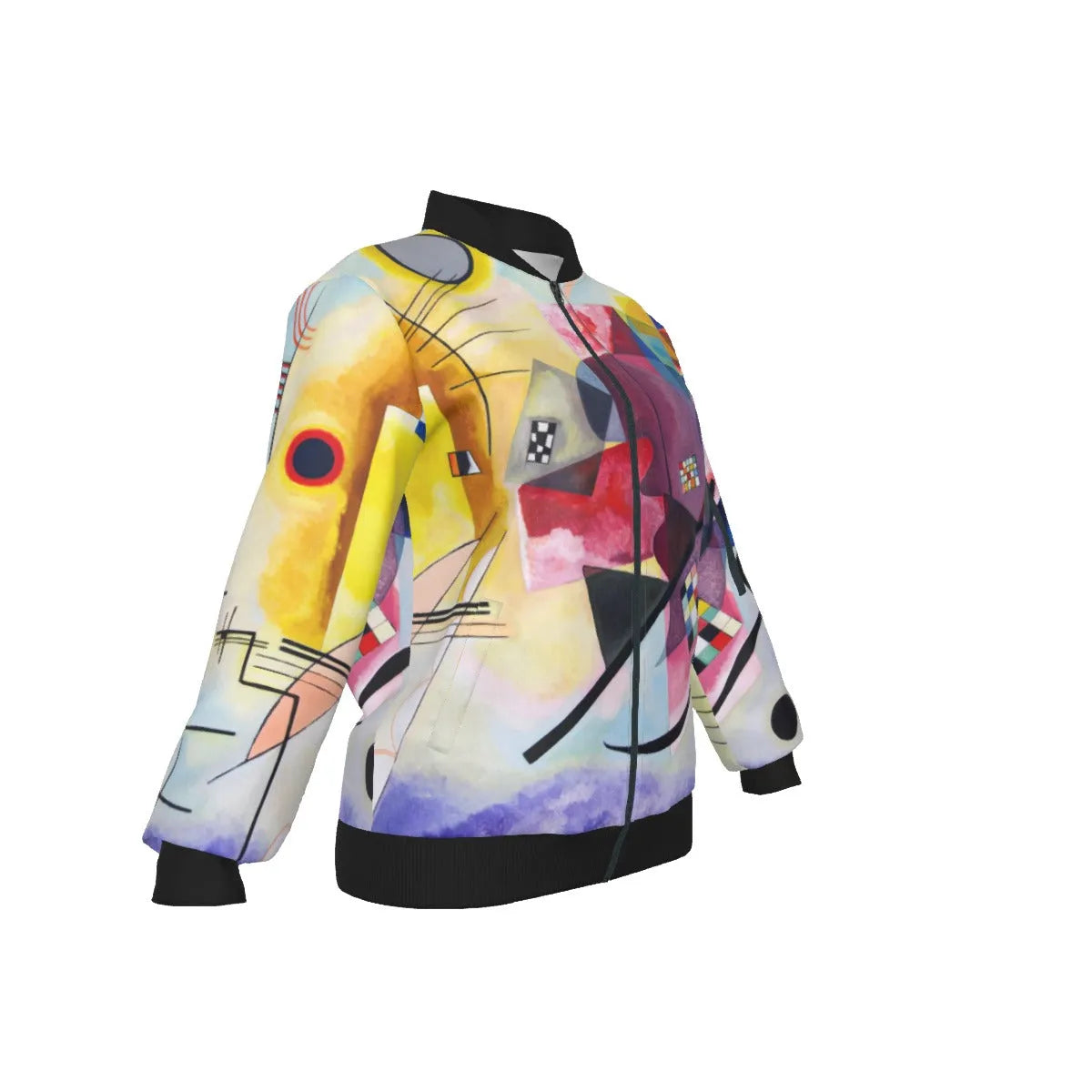 Yellow-Red-Blue Wassily Kandinsky Art Women’s Bomber Jacket