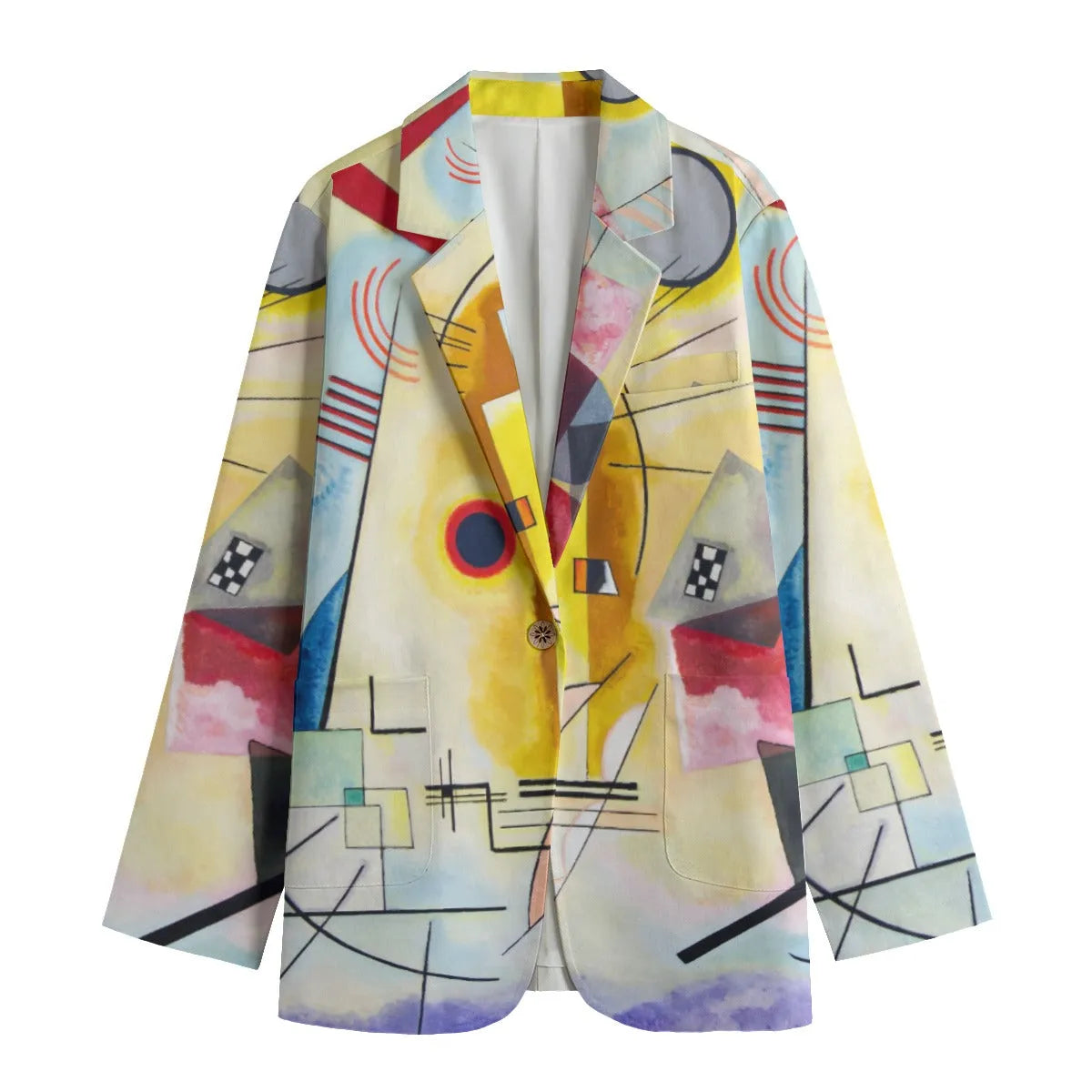 Yellow-Red-Blue Wassily Kandinsky Women’s Blazer