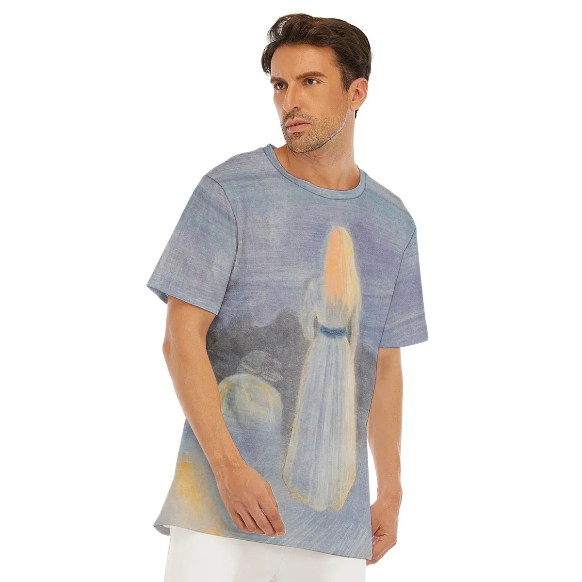 Young Woman on the Beach by Edvard Munch T-Shirt