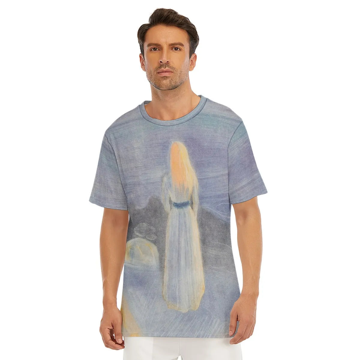 Young Woman on the Beach by Edvard Munch T-Shirt