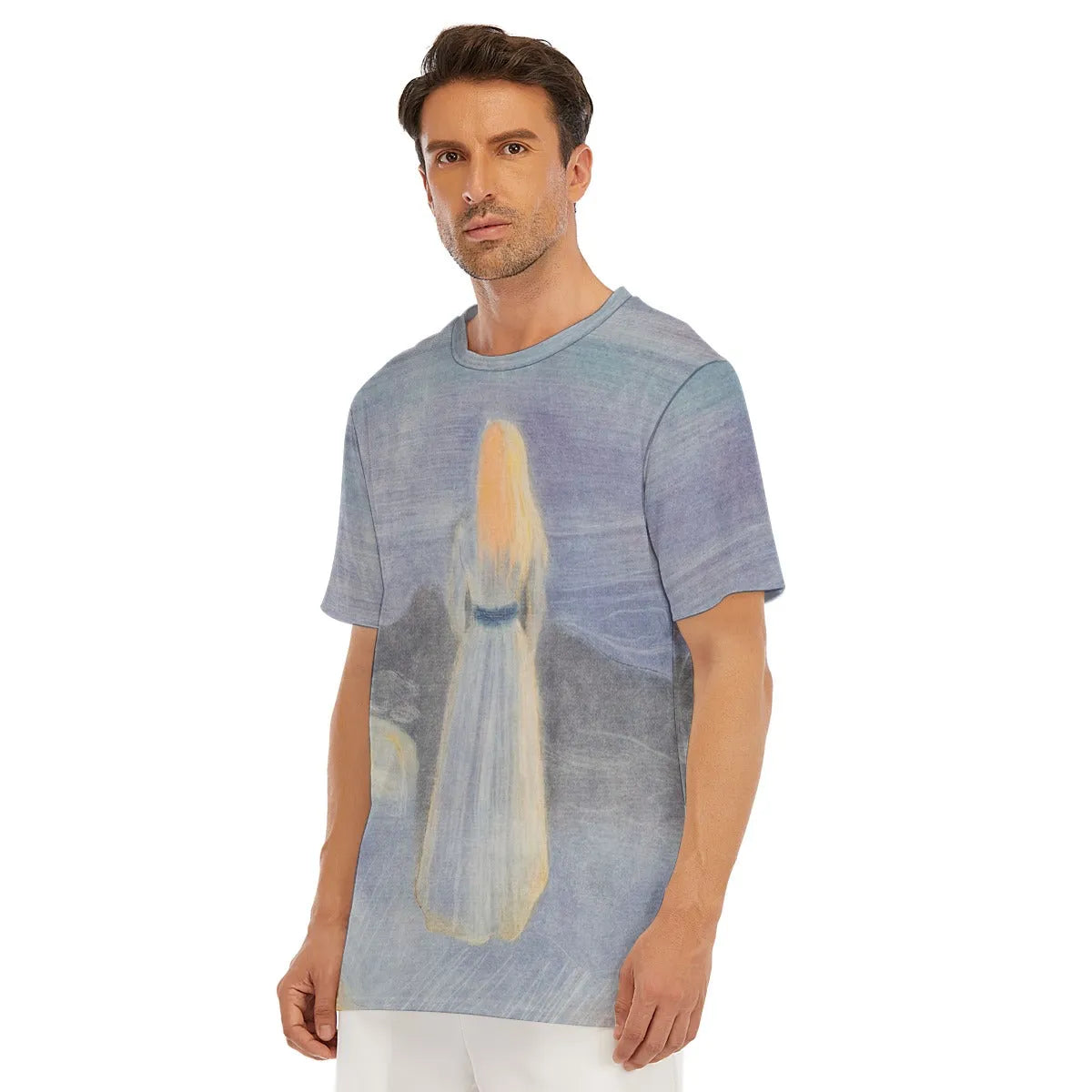 Young Woman on the Beach by Edvard Munch T-Shirt