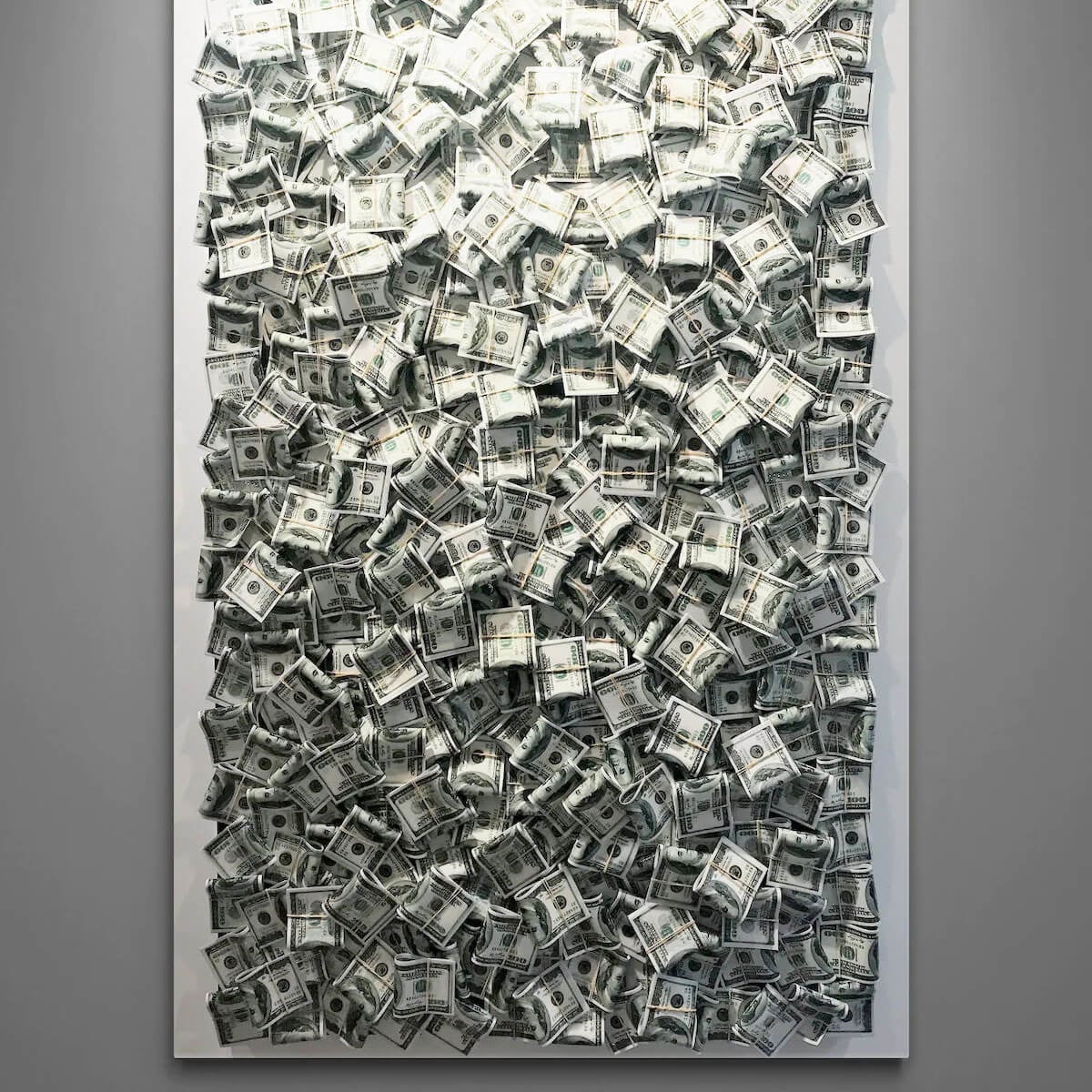 3D Cash Money Million Dollar Creative Art Canvas Painting Print Wall Art