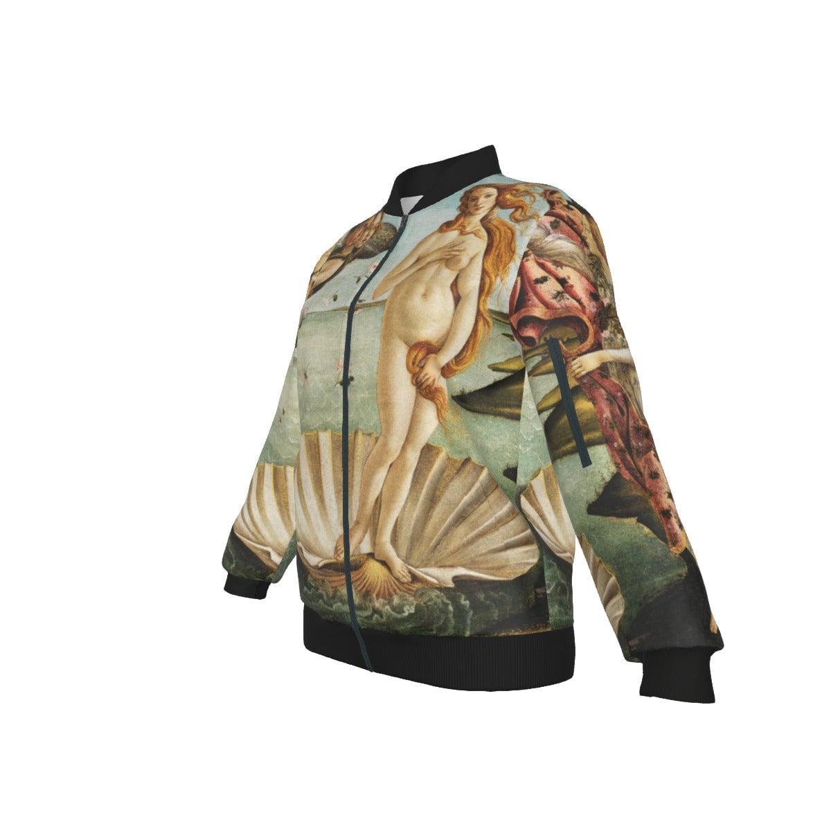 Jachetă bomber pentru femei The Birth of Venus Sandro Botticelli