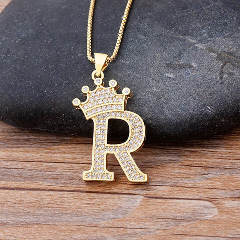 A-Z-Crown-Alphabet-Necklace-R