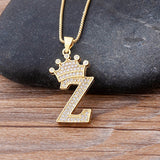A-Z-Crown-Alphabet-Necklace-Z