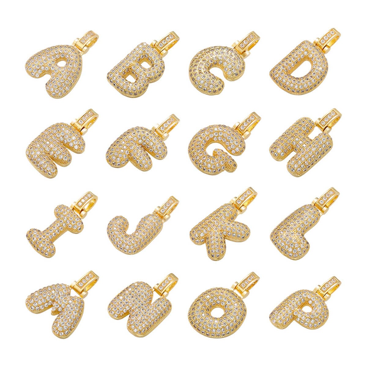 A Z Golden Alphabet Necklace Cover