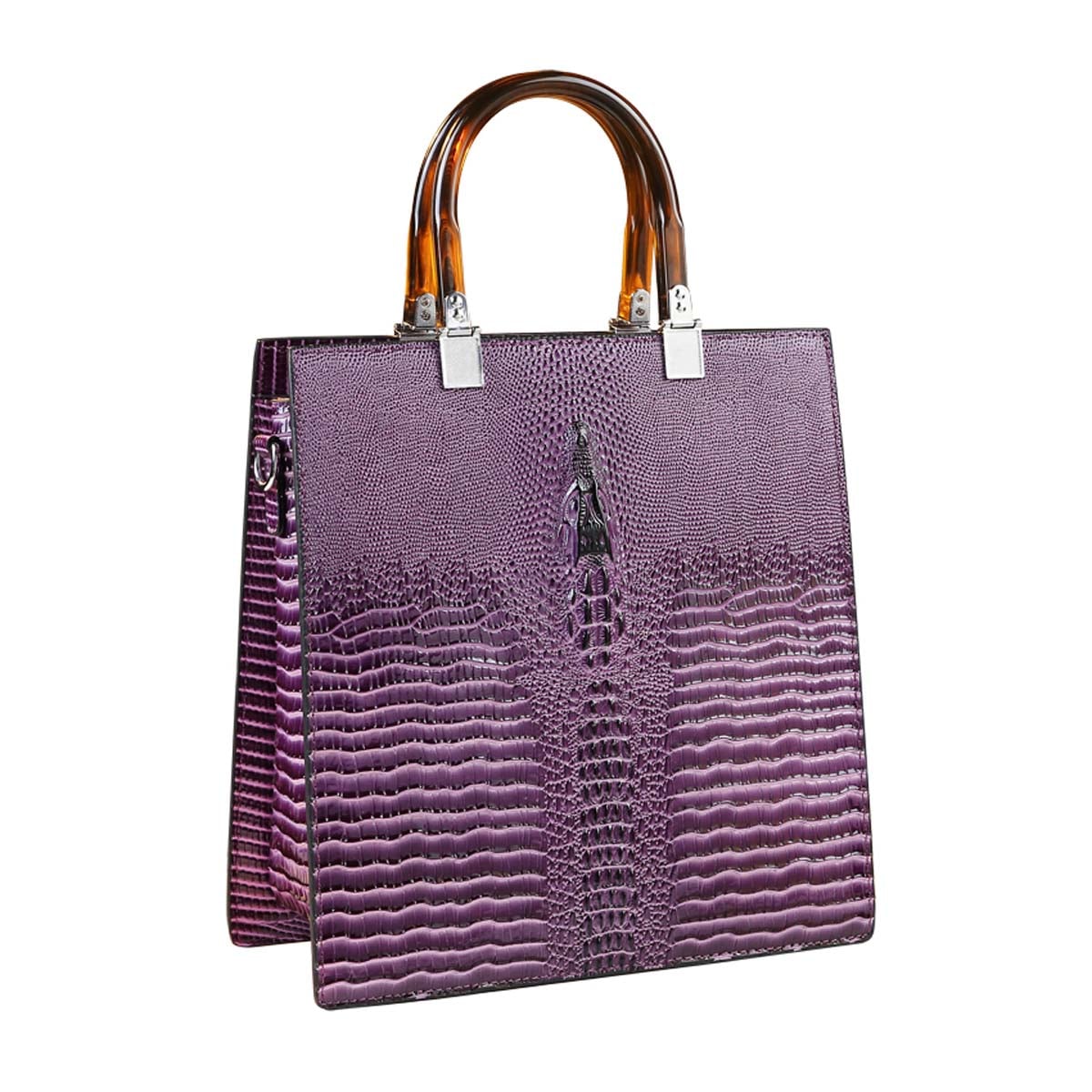 Luxusní kožené dámské tašky s krokodýlím vzorem