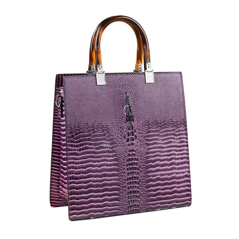 Luxury Leather Crocodile Pattern Women's Bags