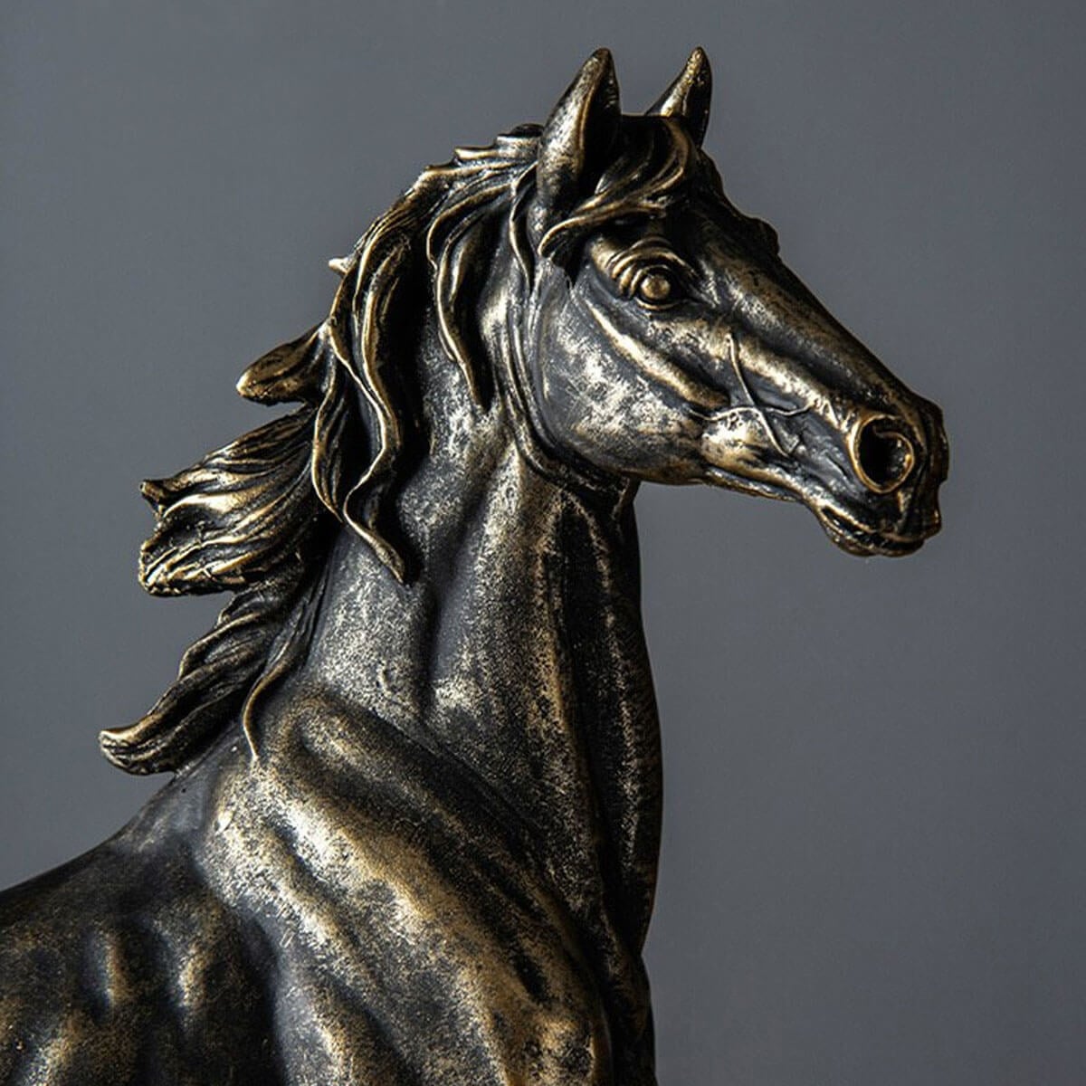 Pferd Statue Tierdekoration Skulptur