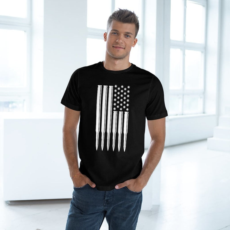 American flag Mobster Bullets Patriotic US T-shirt