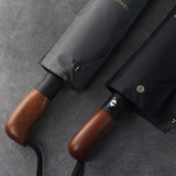 Automatic Wood Handle Luxury Large Umbrella
