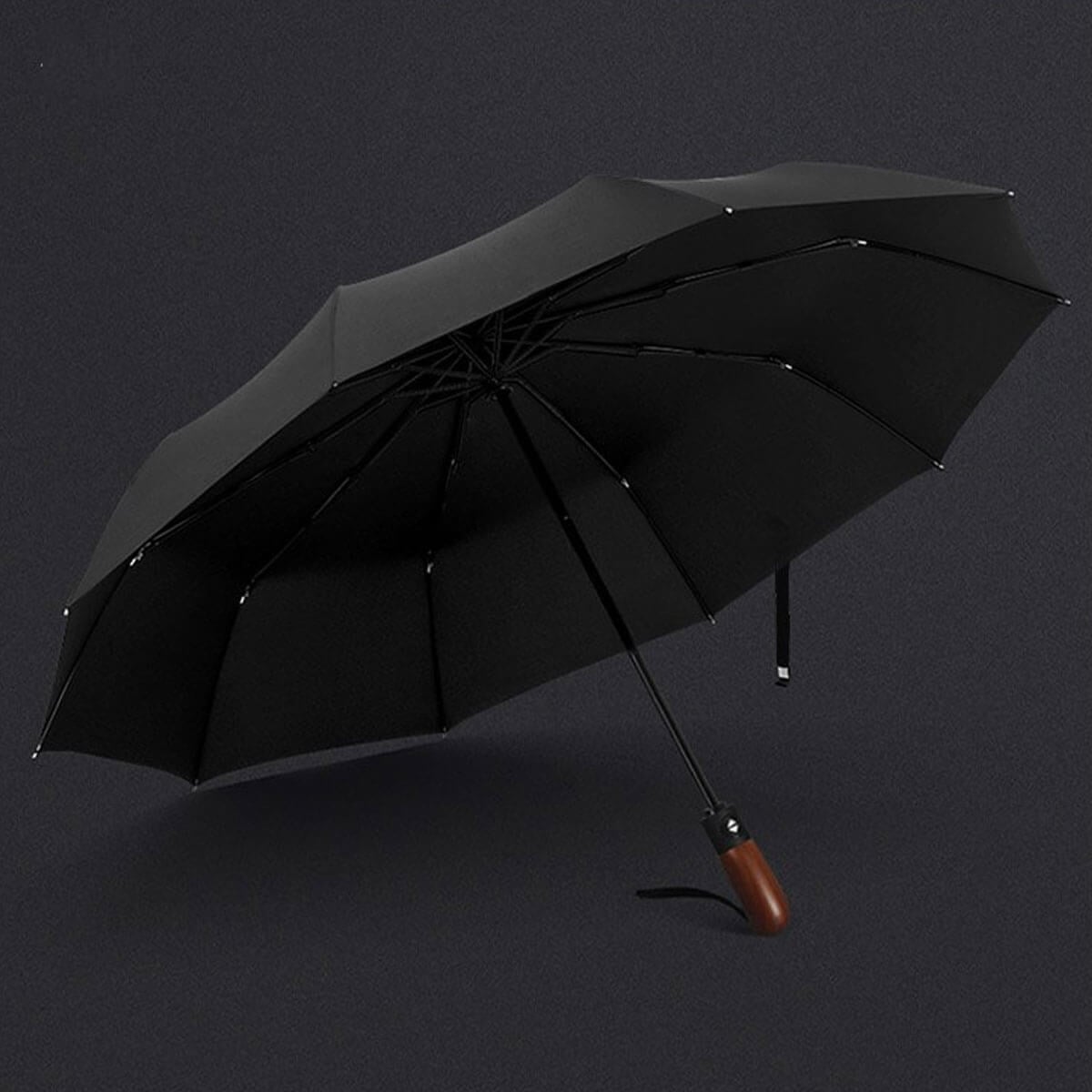 Automatic Wood Handle Luxury Large Umbrella