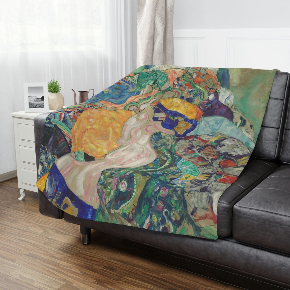 Iconic Gustav Klimt artwork blanket