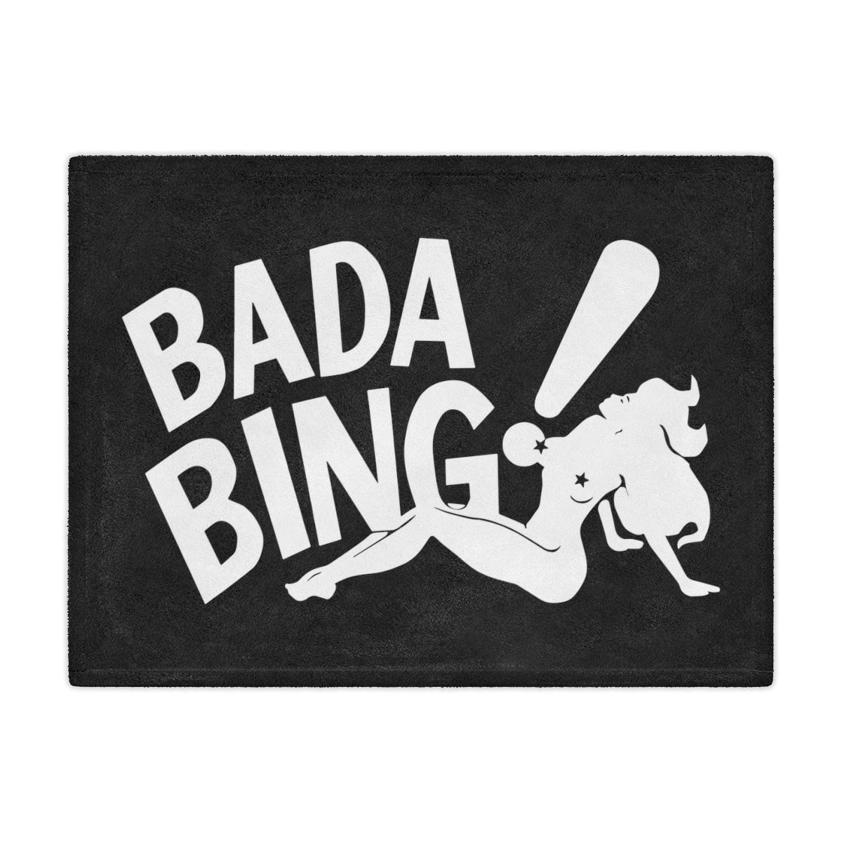 Bada Bing Mobsters Club Minky Blanket - Cozy Mafia Vibes for Your Home