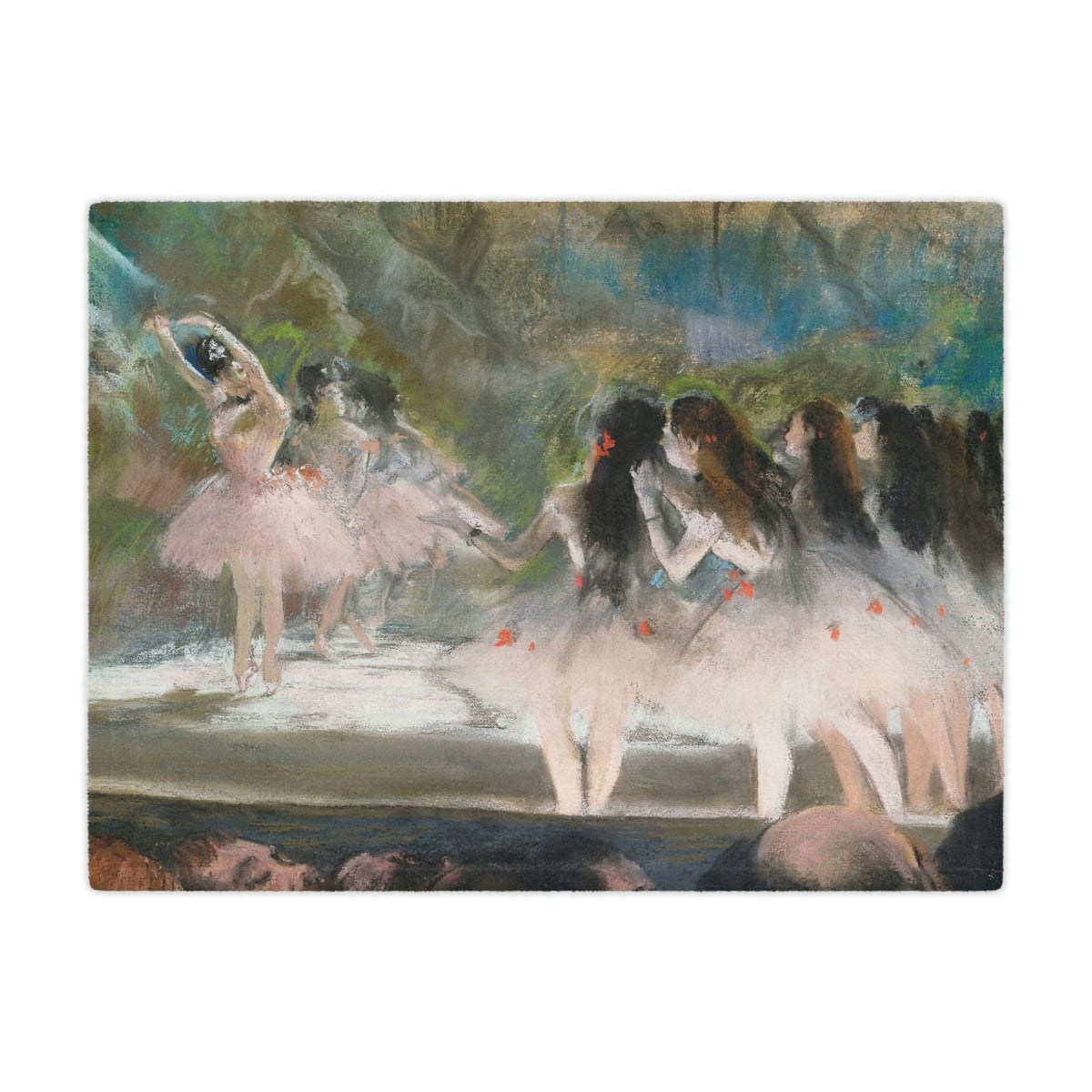 Ballet at the Paris Opera Edgar Degas Blanket | Ballet Art Throw