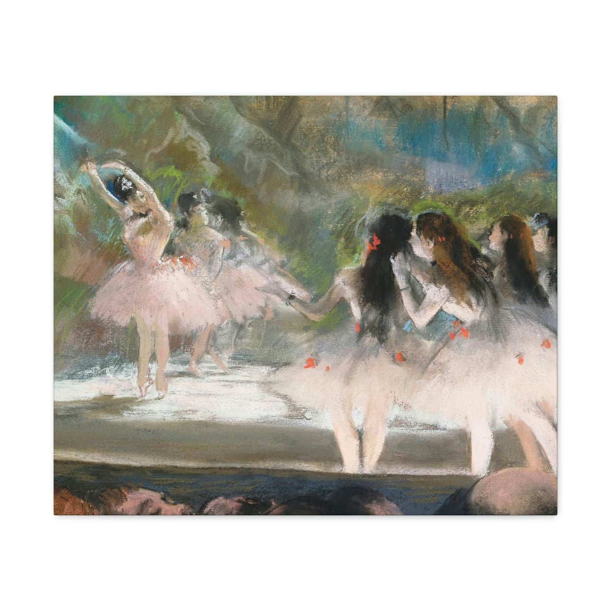 Ballet at the Paris Opera Edgar Degas Canvas Gallery Wraps