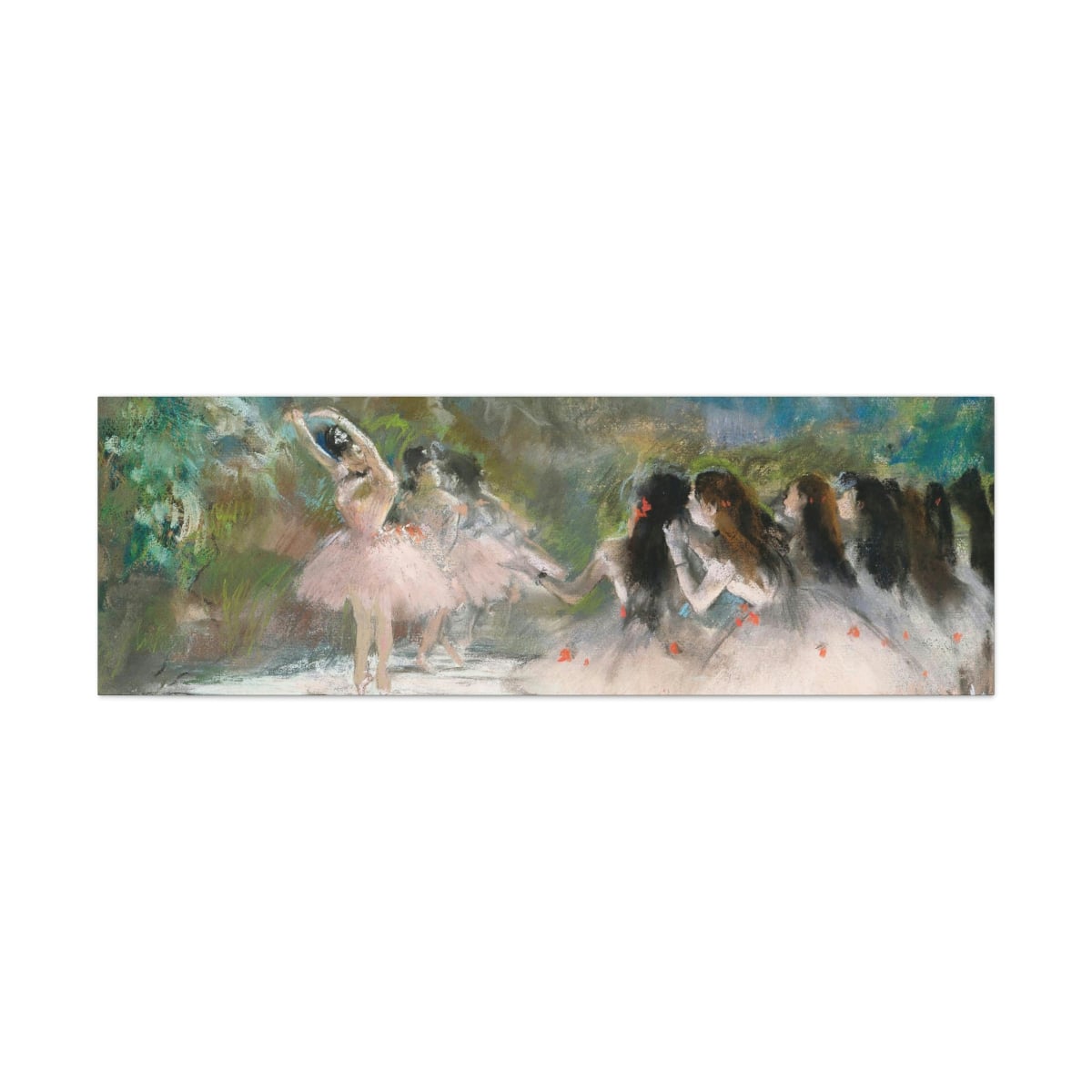 Ballet at the Paris Opera Edgar Degas Canvas Gallery Wraps
