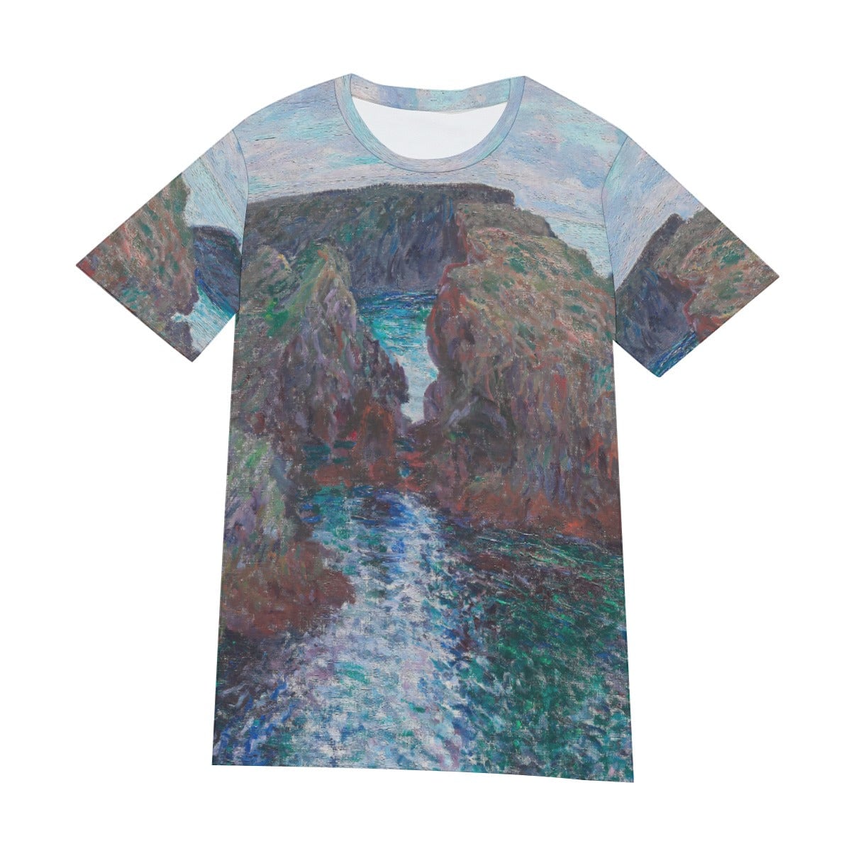 Belle-Ile Rocks at Port-Goulphar by Claude Monet T-Shirt