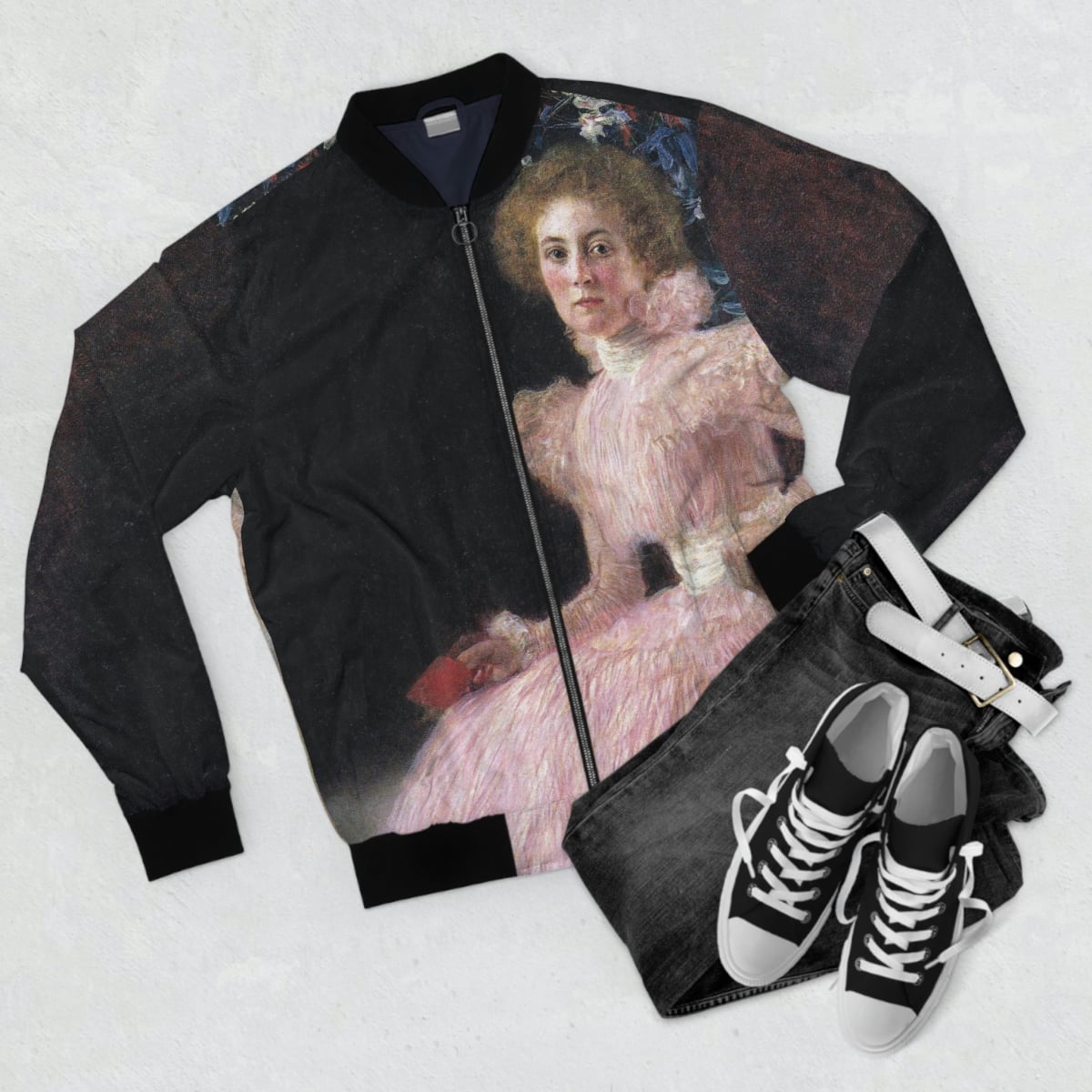 Bildnis Sonja Knips Gustav Klimt Art Bomber Jacket