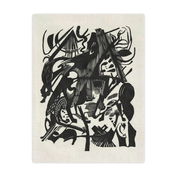 Franz Marc Birth of the Wolves Blanket