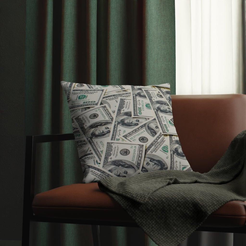 Boss Cash Money Dollars Future Millionaire Waterproof Pillows