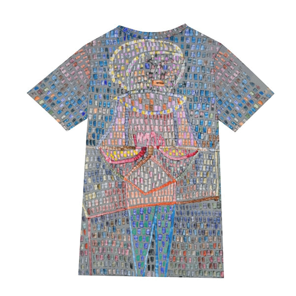 Boy in Fancy Dress Paul Klee T-Shirt - Wearable Art Tee