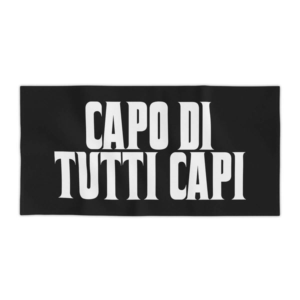 Capo Di Tutti Capi Italian Mobster Beach Towel
