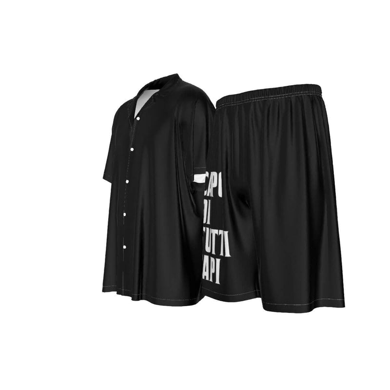 Capo Di Tutti Capi Italian Mobster Silk Shirt Suit Set