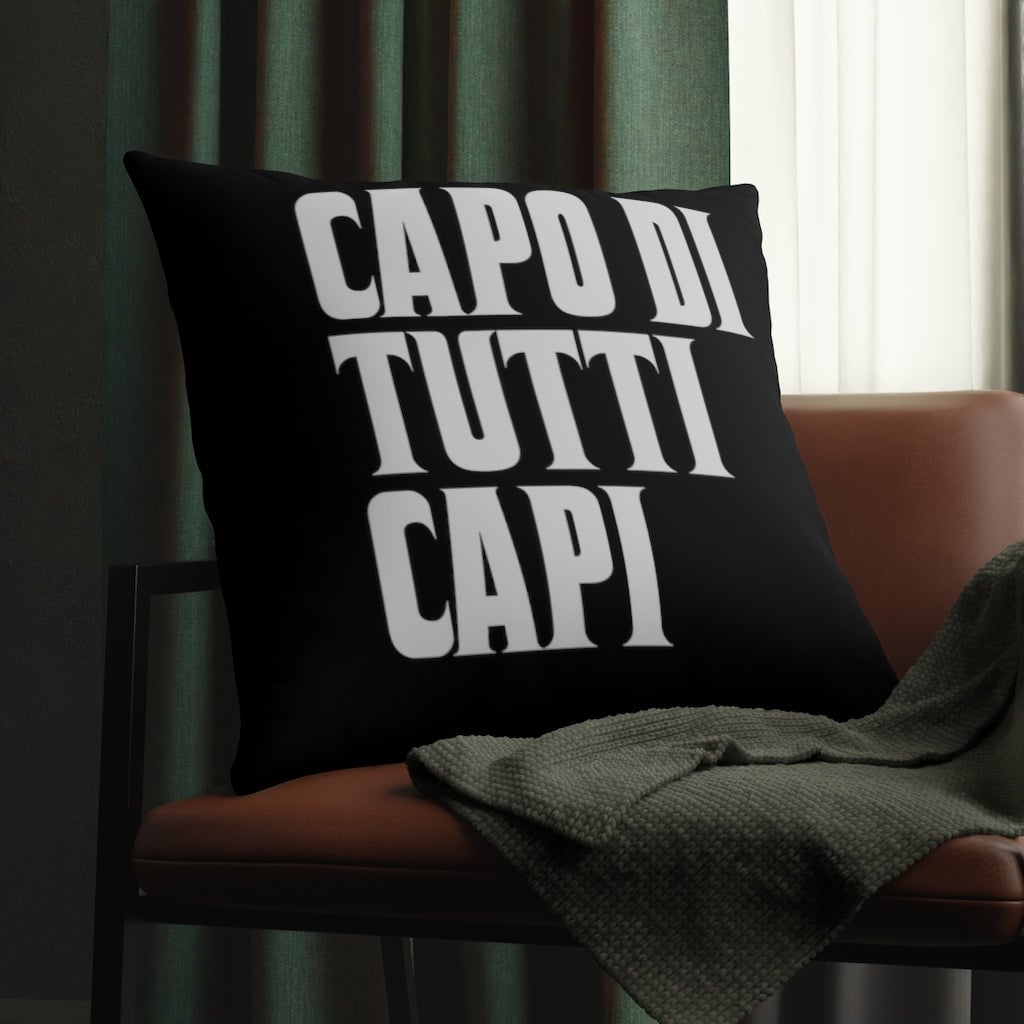 Capo Di Tutti Capi Italian Mobster Waterproof Pillows