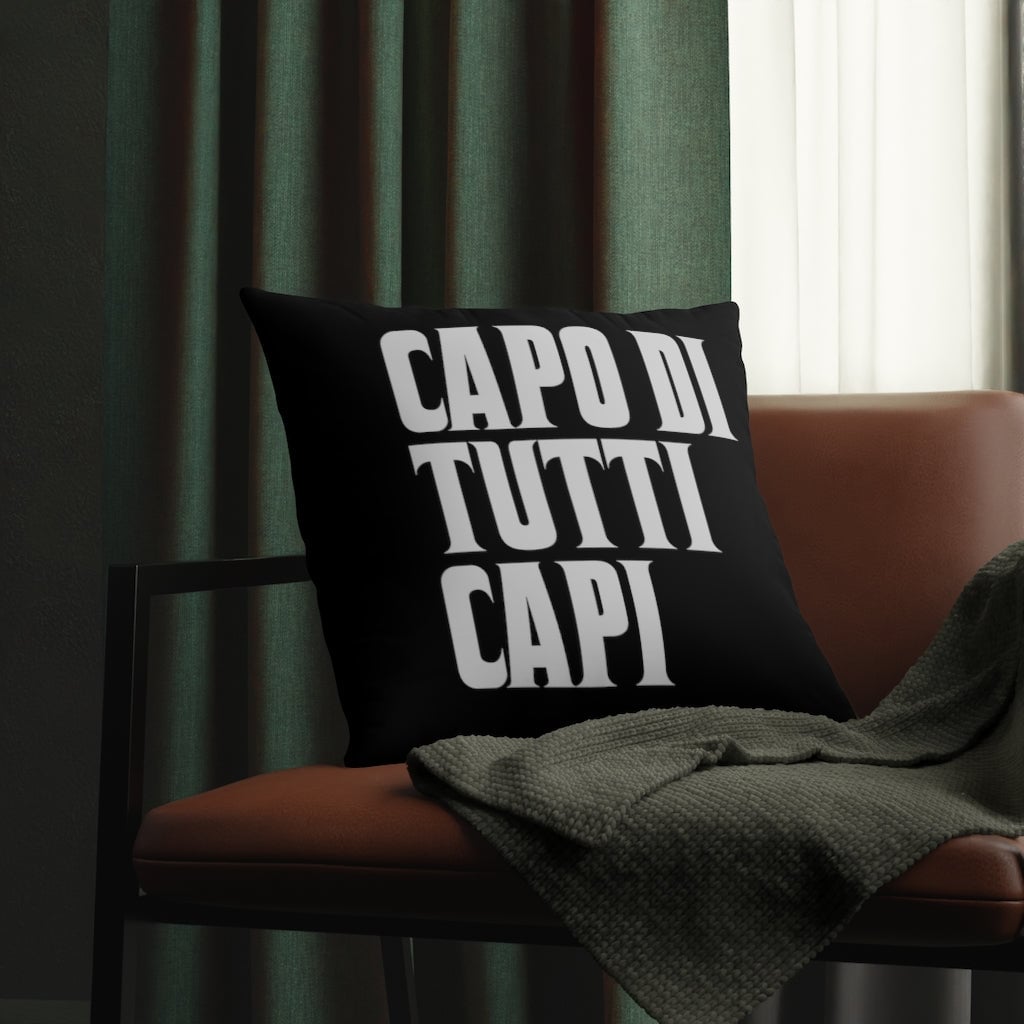 Capo Di Tutti Capi Italian Mobster Waterproof Pillows